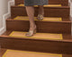 Davlin Custom Sisal Stair Treads 9" x 29", Tan, 9" X 29" Set of 13