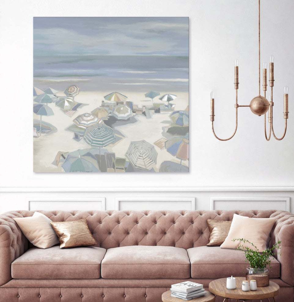 Beach Party - 84 x 84 by Liz Jardine