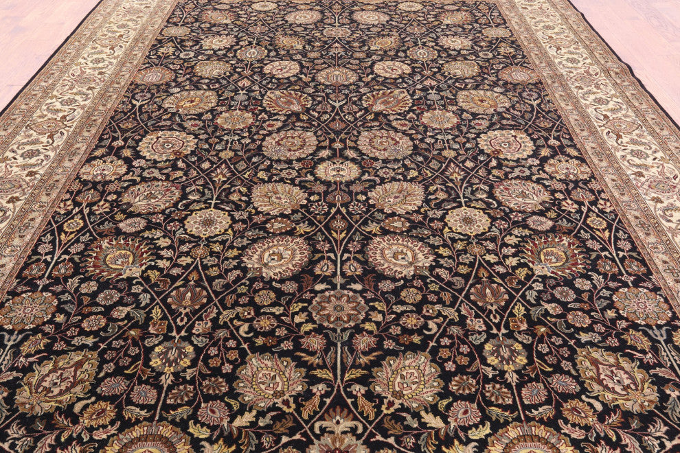 Handmade Persian Tabriz Wool Rug 10' 0" X 14' 0" Q9444