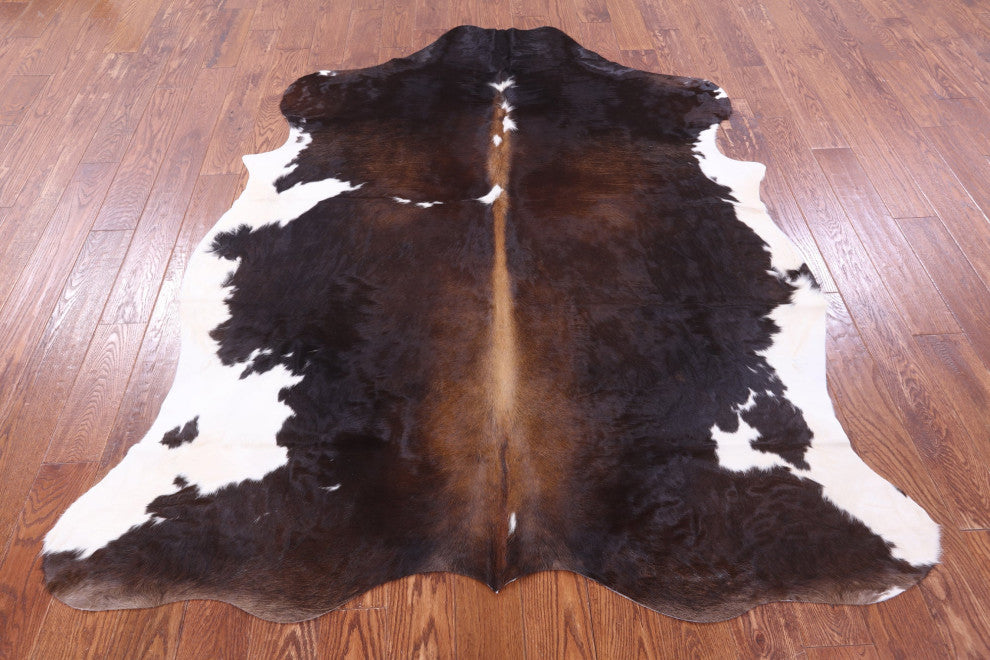 Organic Natural Hair-On Cowhide Area Rug 7' 2" X 5' 11" C1453