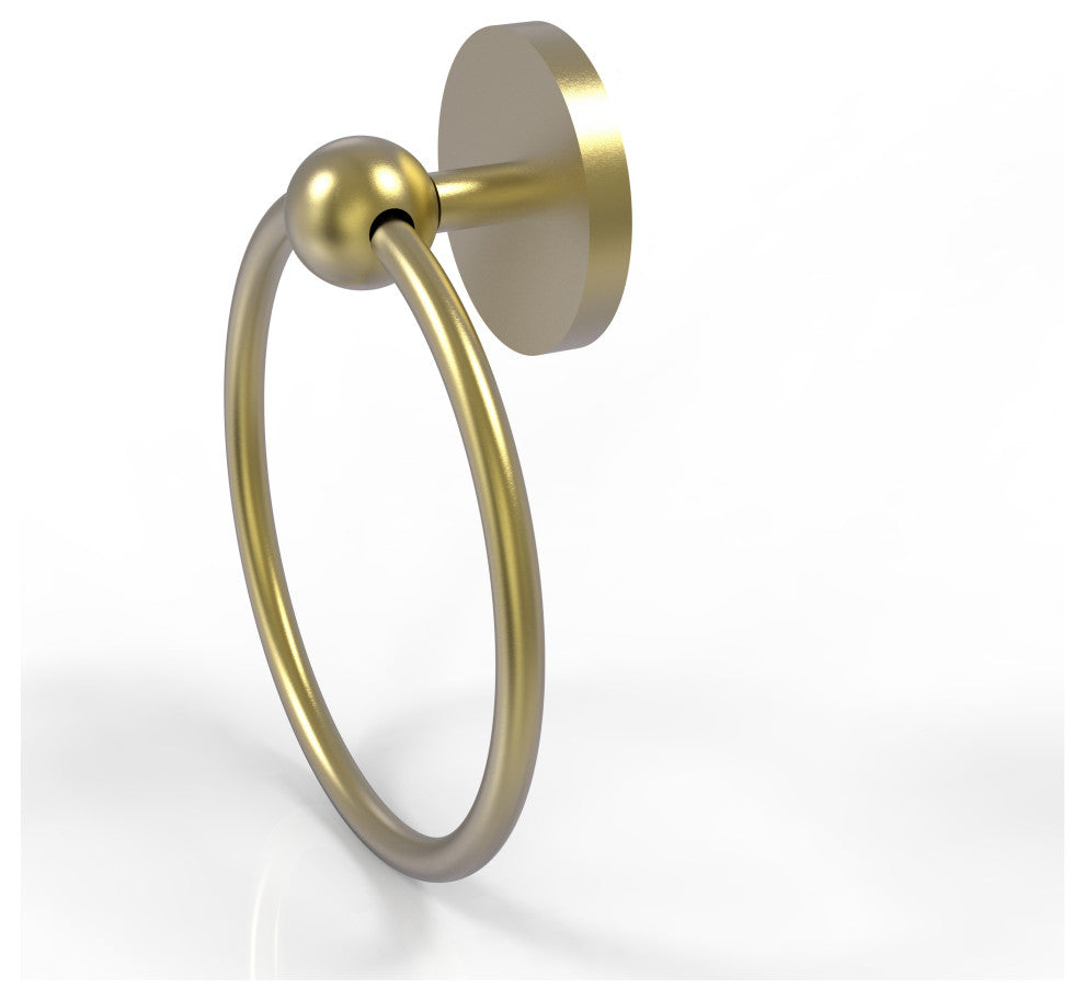 Prestige Skyline Towel Ring, Satin Brass