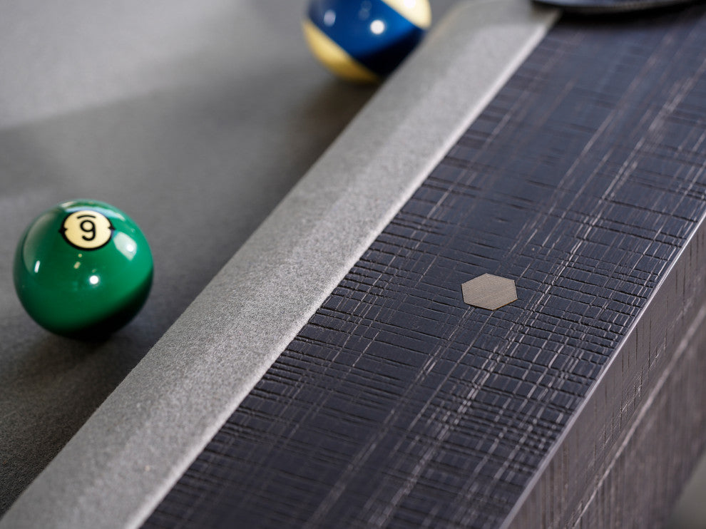 Isaac Pool Table Distressed Black, 8