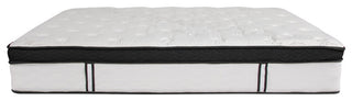 Capri Comfortable Sleep 12" Memory Foam and Pocket Spring Mattress, Queen