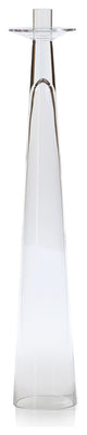 Alina Glass Taper Candle Holder, Large
