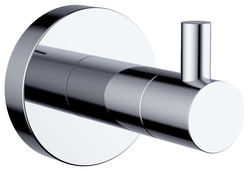 Bagno Nera Stainless Steel Robe Hook, Chrome
