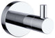 Bagno Nera Stainless Steel Robe Hook, Chrome