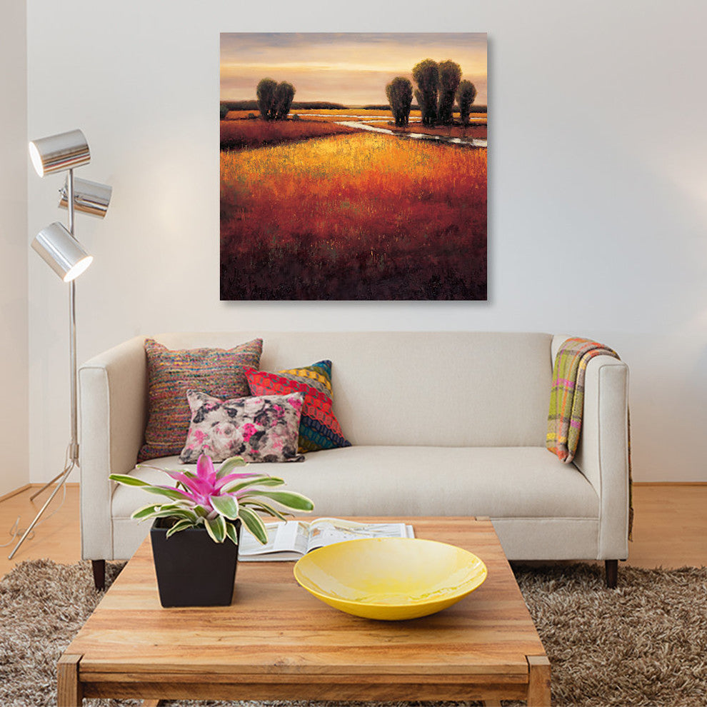 "Big Sky II" by Gregory Williams, Canvas Print, 37"x37"