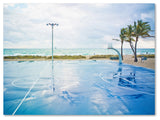 'Basketball by the Beach' Canvas Art by Preston