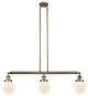 Innovations 213-Ab-S-G201-6-Led 3 Light Dimmable Led 38" Island Light