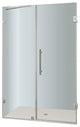 Aston Nautis Completely Frameless Hinged Shower Door, Chrome, 45"x72"
