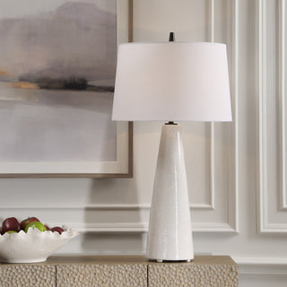 Uttermost Loire Ivory Glaze Table Lamp