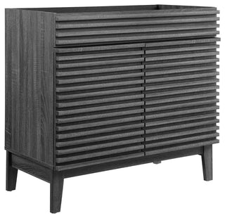Render 36" Bathroom Vanity Cabinet, Charcoal
