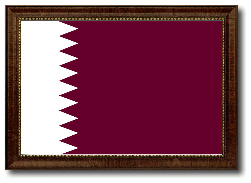 Qatar Country Flag Canvas Print, 21"x30"