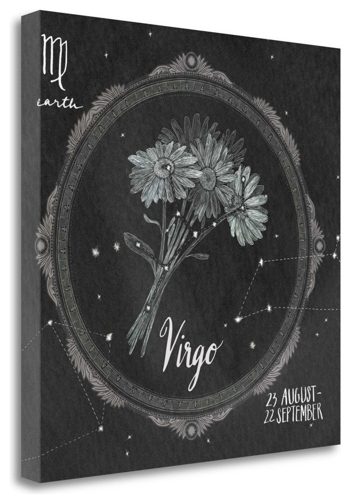 "Night Sky VIrgo" By Sara Zieve Miller, Giclee Print on Gallery Wrap Canvas
