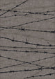Barbed Wire, Brown, 4'x5'