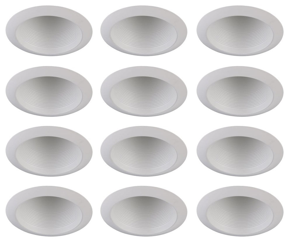 Elitco Lighting Rem300Wh-12Pk Primo Recessed: Trim : Baffle