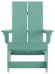 Finn Set of 2 Outdoor Rocking Adirondack Chair-Rust Resistant Hardware, Sea Foam