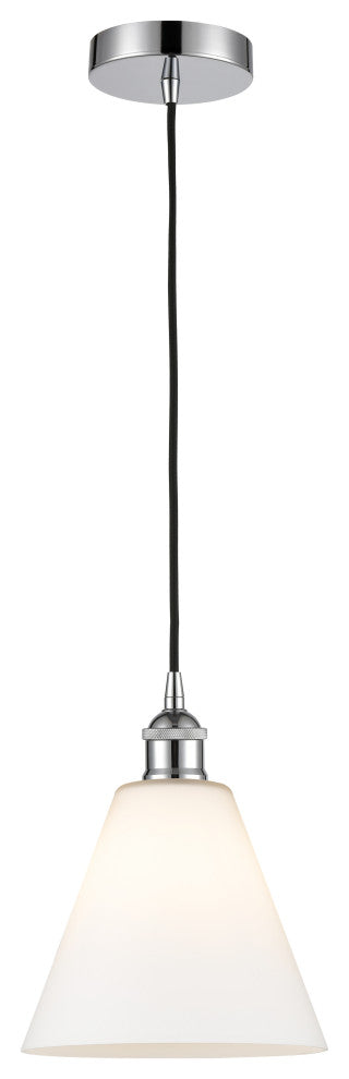 Innovations 616-1P-PC-GBC-81 Edison Cone 1 Light Mini Pendant, Polished Chrome
