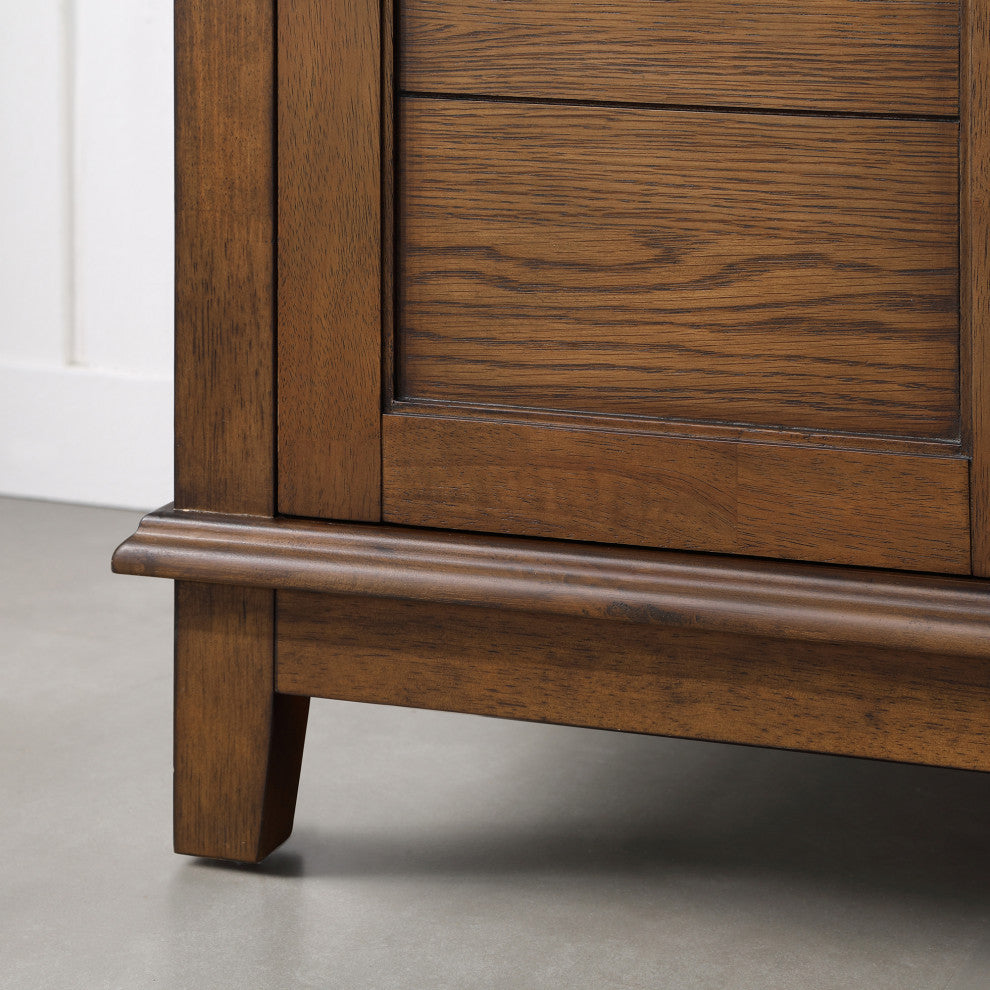 Pembroke 30" Bathroom Vanity Antique Coffee Ash Veneer