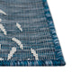 Carmel School Of Fish Indoor/Outdoor Rug, Navy, 1'11"x4'11" Runner