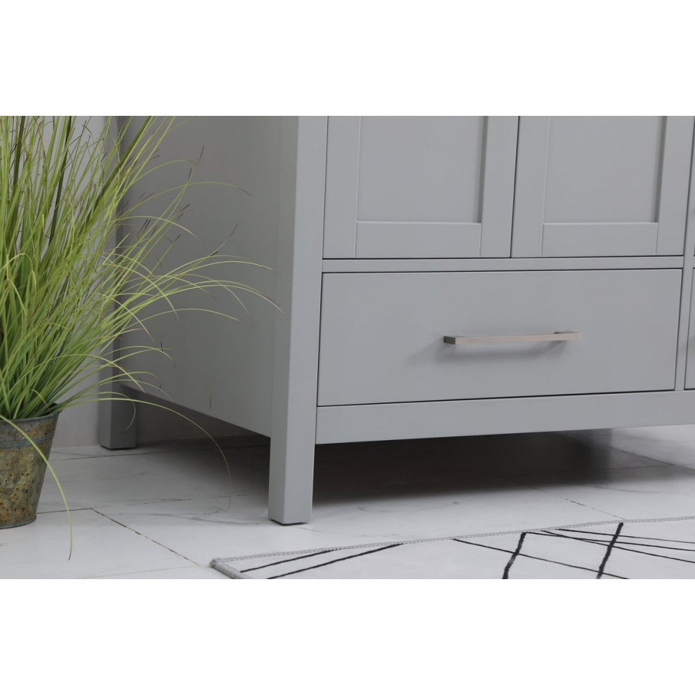 Elegant Decor Irene Bathroom Vanity Gray