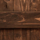 X Board and Batten Exterior Shutters Pair, Coffee Brown, 54"