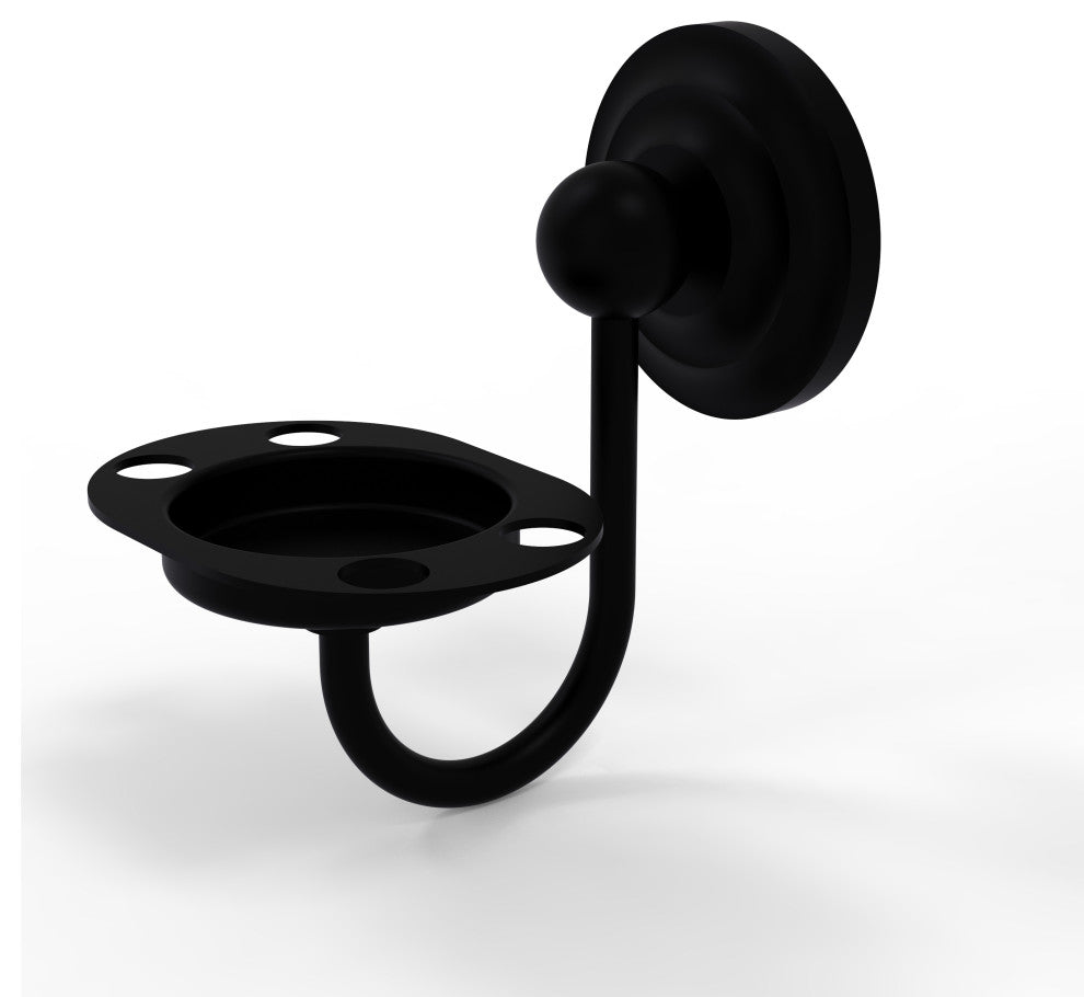 Prestige Que New Tumbler and Toothbrush Holder, Matte Black