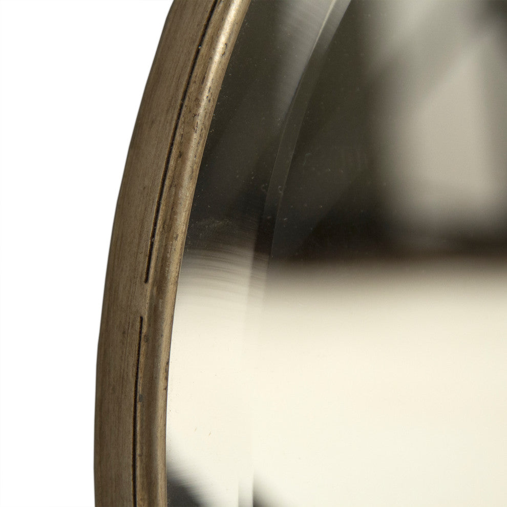 Lacia Mirror, Distressed Gold, 23.5x23.5"