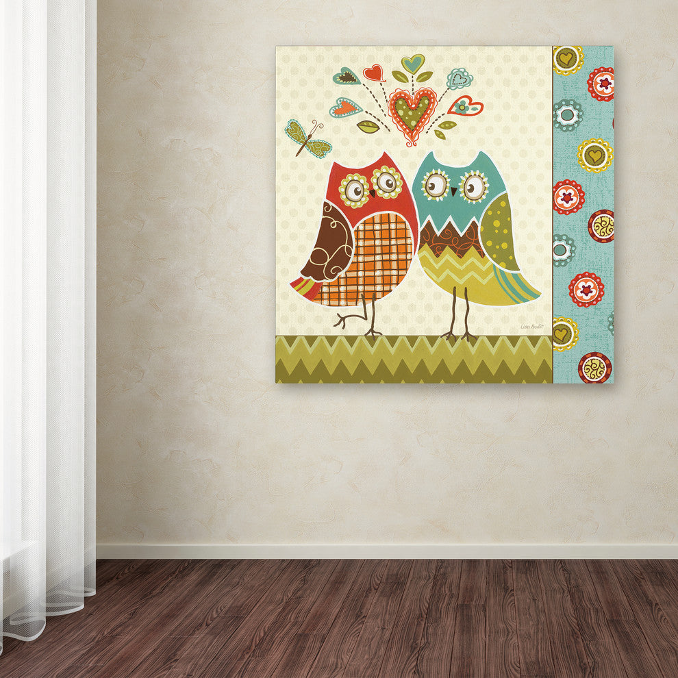 'Owl Wonderful II' Canvas Art by Lisa Audit