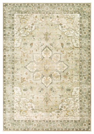 Erin ERN-2310 Rug, Cream and Sage, 7'6"x9'6"