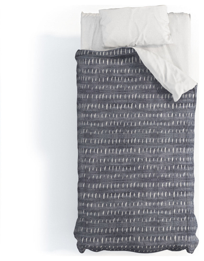 Deny Designs Holli Zollinger Bogo Denim Rain Light Bed in a Bag, Twin Xl