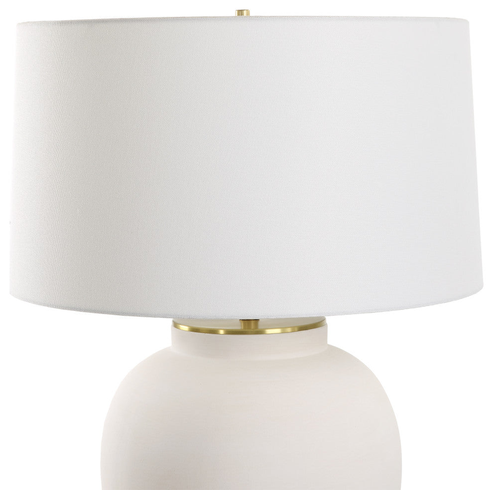 Uttermost Adelaide White Table Lamp