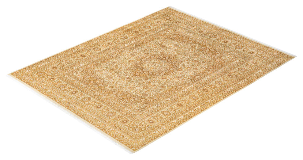 Mogul, One-of-a-Kind Hand-Knotted Area Rug  - Ivory, 8' 1" x 10' 5"