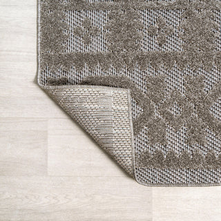 Citta High-Low Pile Mediterranean Tile Indoor/Outdoor Runner Rug