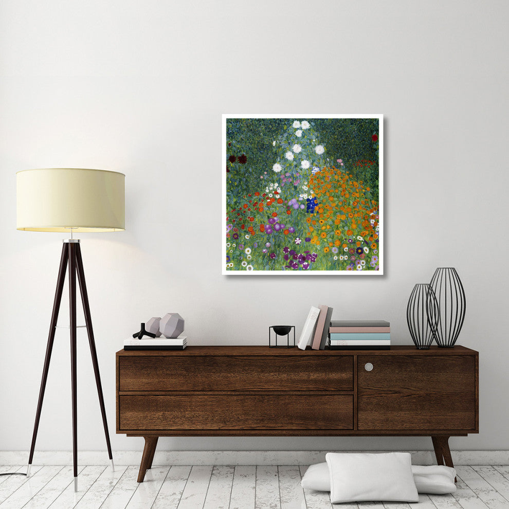 "Farmer's Garden" Digital Paper Print by Gustav Klimt, 38"x38"