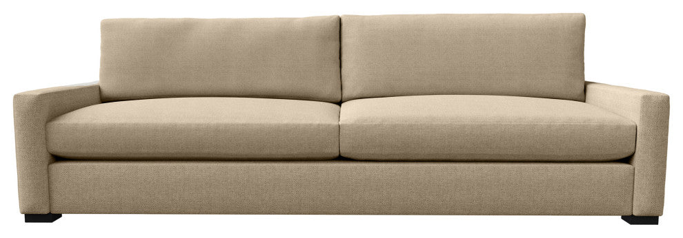 Nativa Interiors Revolution Sofa 105", Flax, Depth: Deep Plush