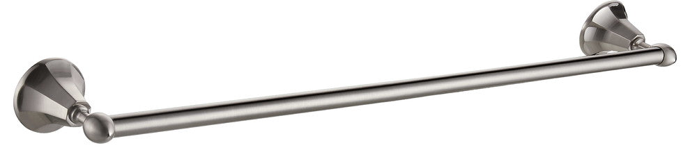 Heaven Single Towel Bar, 24", Satin Nickel