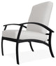 Belle Isle Cushion Deep Seating Outdoor Armchair, Tabloid Cloud/Black