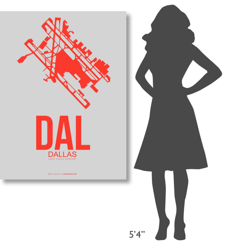 "DAL Dallas Poster 1" Fine Art Print