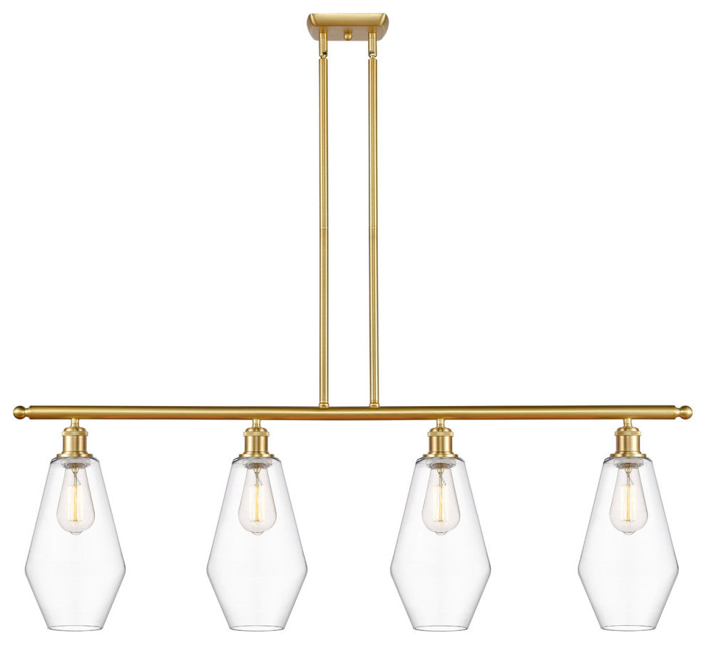 Innovations 516-4I-SG-G652-7-LED 4-Light Island Light, Satin Gold