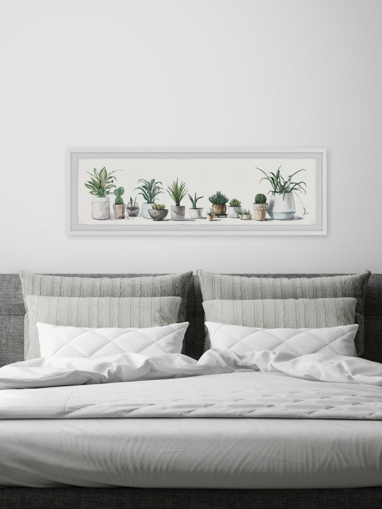 "Tropical Gardens" Framed Painting Print