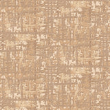 Textured Wallpaper, Graphical Wall Pattern, Rosegold, 1 Roll