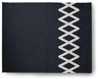 Zipper Stripe Chenille Rug