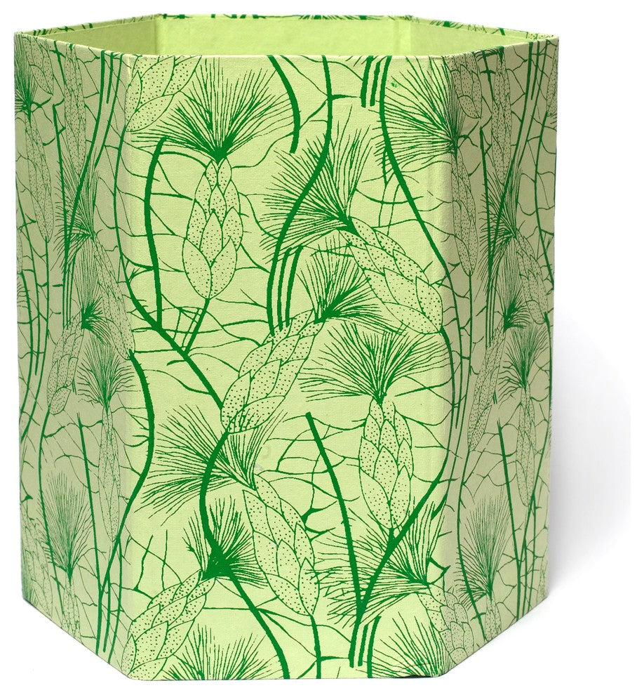 Recycled Cotton Wastebasket, Beach Grass, Green