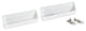 Polymer Tip-Out Trays for Sink Base Cabinets, White, 11"W