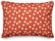 Red Snowflakes Pattern Throw Pillow