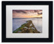 Pierre Leclerc 'Sunset Reef' Matted Framed Art, Black Frame, White, 14x11