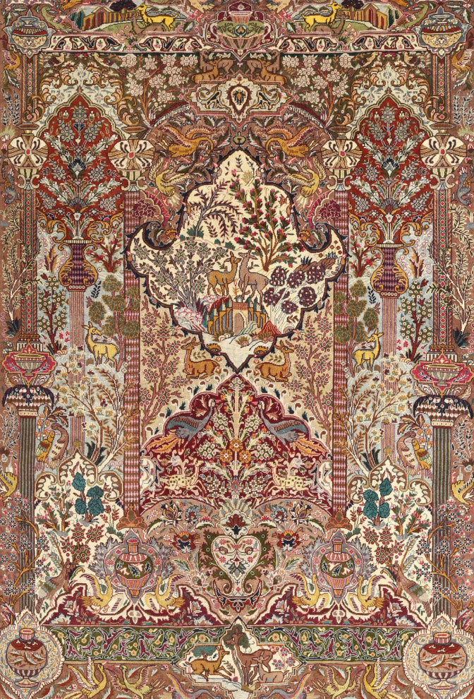 Ahgly Company Indoor Rectangle Traditional Area Rugs, 7' x 10'