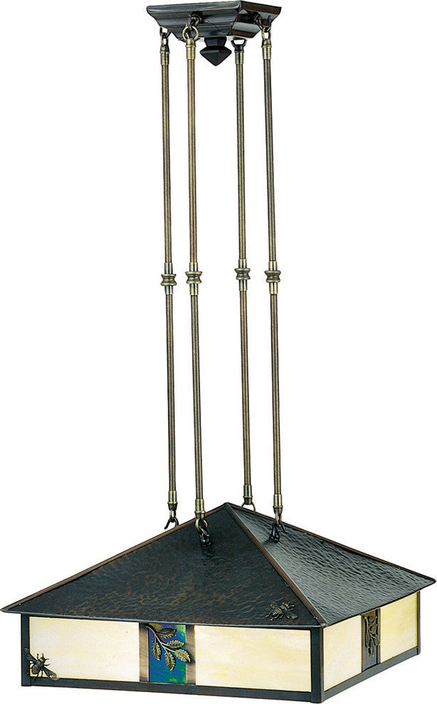 17.5 Square Seneca Sprig Pendant