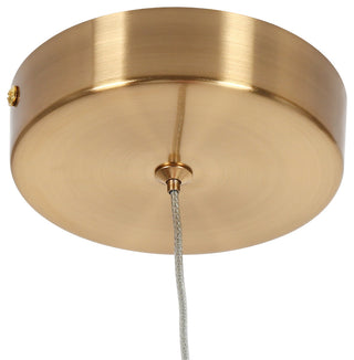 LNC Chrysanthemum 1-Light 5.1" Modern Unique Gold LED Pendant Light, Gold